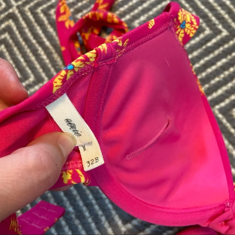 Aerie palm tree bikini set